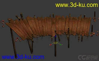 3D打印模型木桥，吊桥的图片