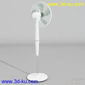 3D打印模型立式电风扇的图片