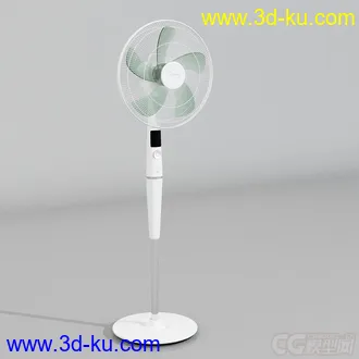 3D打印模型立式电风扇的图片