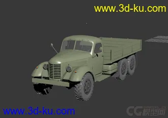 3D打印模型解放牌卡车 解放牌汽车 老解放卡车 老解放汽车  ca10 ca10b ca10c的图片