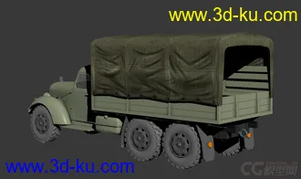 3D打印模型解放牌卡车 解放牌汽车 老解放卡车 老解放汽车  ca10 ca10b ca10c的图片