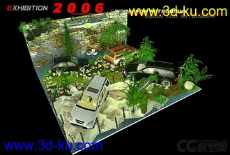 3D打印模型车展 车展的图片