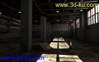 3D打印模型旧工厂场景的图片