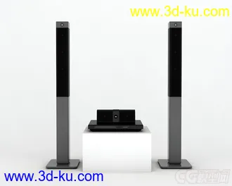 3D打印模型立体组合音箱的图片