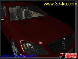 3D打印模型奔驰MAYA车  材质加+精细的图片