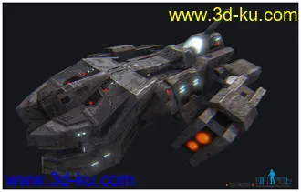 次世代虚拟幻想飞船模型的图片