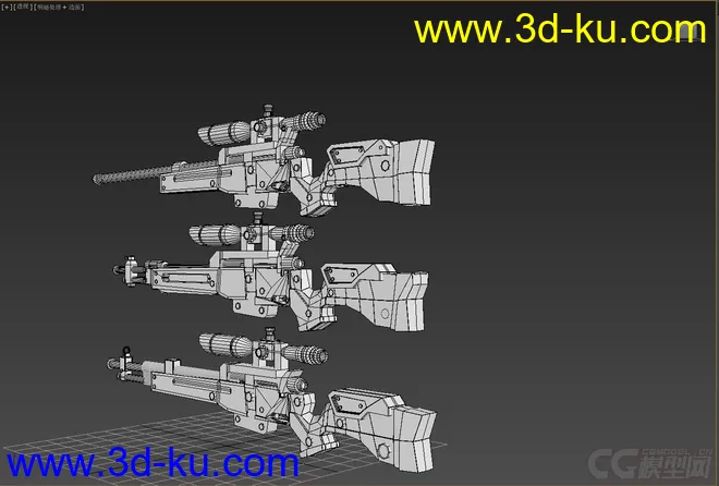 自己随便做的三个枪支模型  喜欢的同学可以下载的图片2