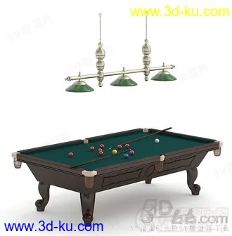 3D打印模型台球桌的图片