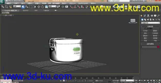 3D打印模型植物大战僵尸附加饭盆和一把枪的图片