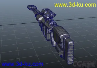 3D打印模型逆战武器死神猎手的图片