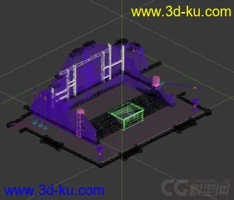 3D打印模型石台子，土台，祭祀台的图片