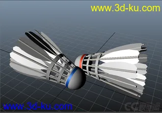 3D打印模型羽毛球小作业一枚的图片
