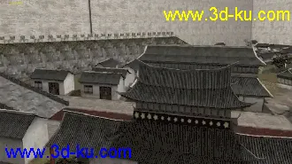 3D打印模型京华城，已经完成了，有人物的图片