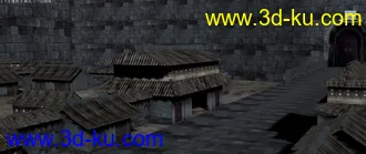 3D打印模型京华城，已经完成了，有人物的图片
