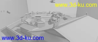 3D打印模型京华城，已经完成了，有人物的图片