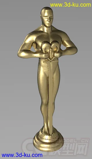 3D打印模型奥斯卡 小金人 oscar的图片