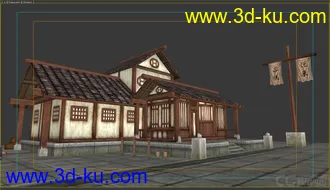 3D打印模型客栈max9的图片