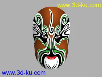 京剧川剧变脸脸谱模型合集的图片