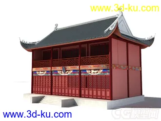 古代建筑宫殿模型-萃赏楼的图片