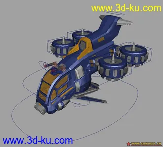 3D打印模型阿凡达里的武装飞机的图片