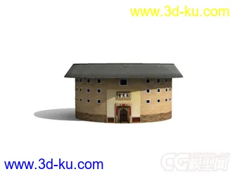 闽南福建土楼模型的图片