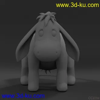 3D打印模型自己做的傻驴的图片