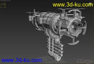 3D打印模型基洛夫飞艇  相信玩过红警的同学们都不陌生吧  就是这个的图片
