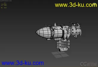 3D打印模型基洛夫飞艇  相信玩过红警的同学们都不陌生吧  就是这个的图片