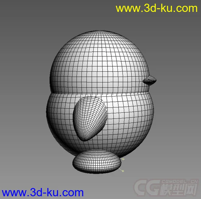 三维QQ企鹅模型的图片3