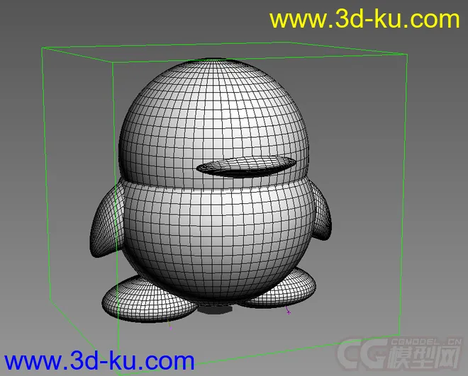 三维QQ企鹅模型的图片1