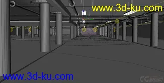 3D打印模型地下停车场的图片