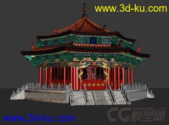 3D打印模型古代建筑宫殿-大政殿的图片