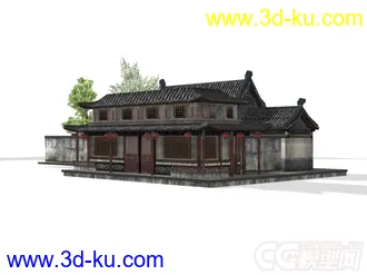 3D打印模型浙江西塘民居的图片