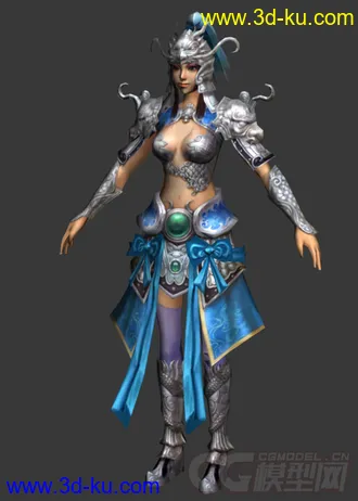 3D打印模型赵云女版的图片