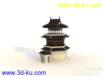 3D打印模型徽州建筑徽州民居的图片