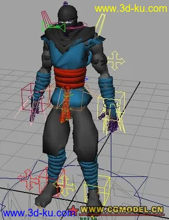 3D打印模型打斗忍者，带设置，很好用的·######的图片