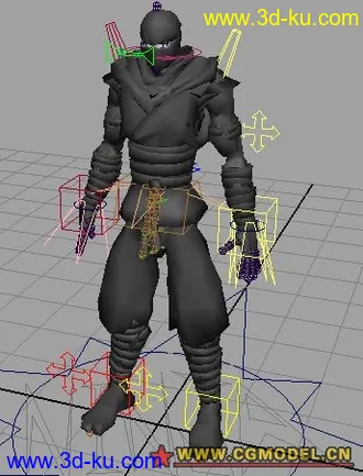 3D打印模型打斗忍者，带设置，很好用的·######的图片