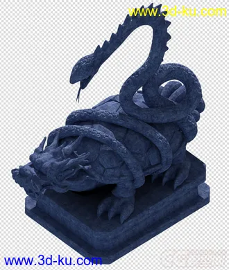 3D打印模型玄武大蛇的图片