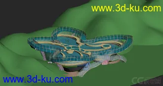 3D打印模型唯一..玻璃蝴蝶建筑的图片