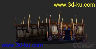 3D打印模型牛死的探险小屋的图片