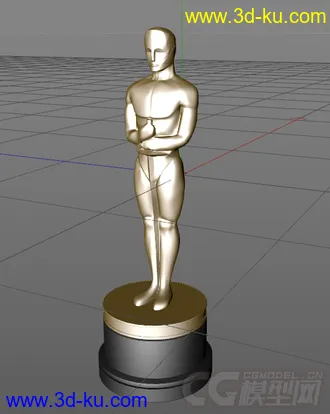 3D打印模型oscar 小金人 奥斯卡小金人的图片