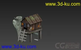 3D打印模型小屋的图片