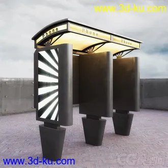 3D打印模型Evermotion Archmodels vol.162 城市街道配套设施 （60个）的图片