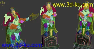3D打印模型三武神的图片