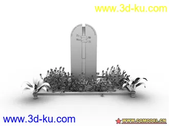 3D打印模型国外墓地的图片