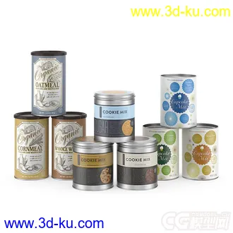 3D打印模型罐装炼奶的图片