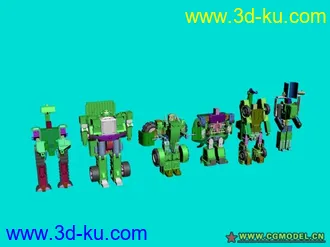 3D打印模型变形金刚-G1大力神的图片