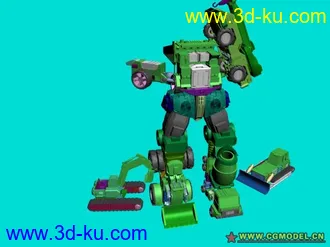 3D打印模型变形金刚-G1大力神的图片