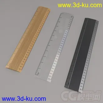 3D打印模型直尺、尺子的图片