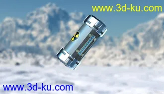 3D打印模型科技感的生化手雷的图片